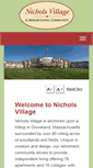 Mobile Screenshot of nichols-village.com